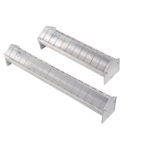 Metall Futtertrog 50x6cm für Küken