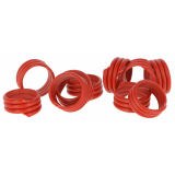 Hühnerringe 16mm 100er Pack rot