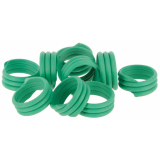 Hühnerringe 16mm 100er Pack grün