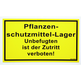 Verbotsschild "Pflanzenschutzmittel"