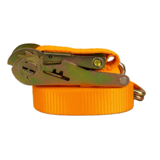 Zurrgurt zweiteilig, 6m / 25mm orange, 750kg