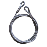 Anschlagseil DIN EN 13414-1/3, 10 mm, mit 2 Kauschen - 1 m