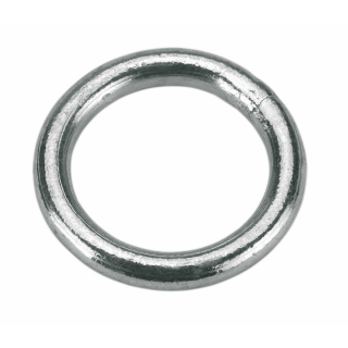 geschweißter Ring, Stahl verzinkt - 25mm x 5mm