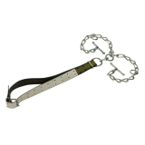 Bullen-Anbindung,kompl. 150cm m. 7mm-Kette, Drehw.+D-Ring