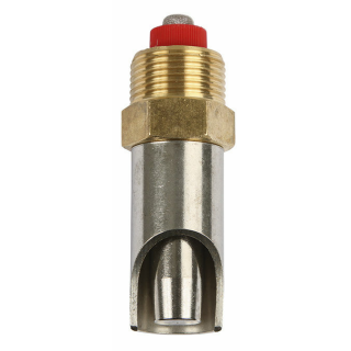 Beißnippel f. Sauen 3/4" 71mm 3/4" Anschl. Messing-Edelstahl