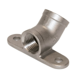 Wandhalter Edelstahl, 45Gr., 1/2" x 1/2"