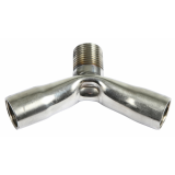 Y Adapter f. Wandhalter zum Nachrüsten AG 1/2 2xIG 1/2
