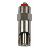 Beißnippel Edelstahl 3/4", mit 12 mm Stift