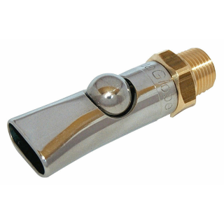 Kugelbeissnippel für Sauen  u. Rinder, 1/2", Hochdr.