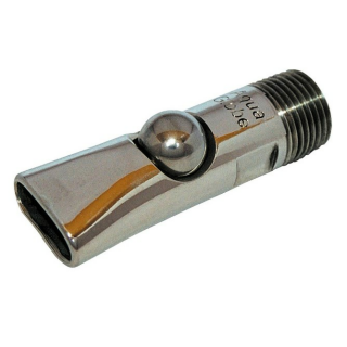 Kugelbeissnippel für Sauen, Edelst., 1/2", Hochdr.