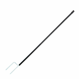 Ersatzpfahl 65 cm Doppelspitz für Kaninchennetz schwarz