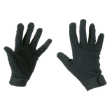 Reithandschuhe Baumwolle Jersey, Gr. XS schwarz