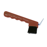 Hufkratzer mit Bürste  rot