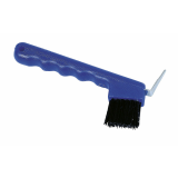 Hufauskratzer mit Bürste  blau