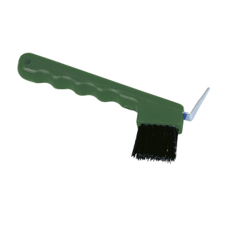 Hufkratzer mit Bürste  grün