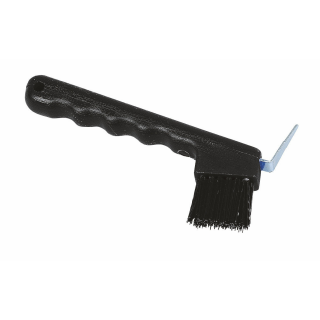 Hufauskratzer mit Bürste  schwarz