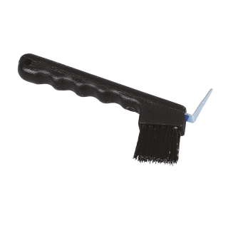Hufkratzer mit Bürste  schwarz