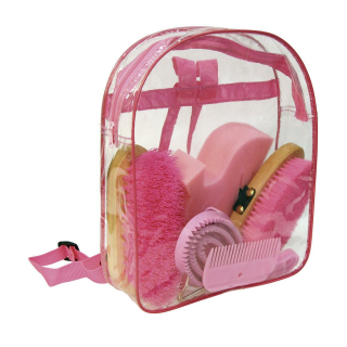 Putz Rucksack pink, 6-teilig