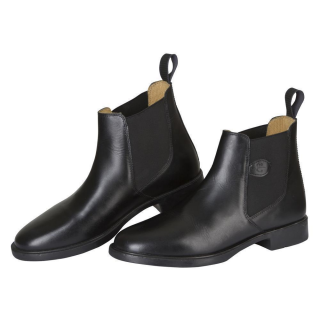 Reitstiefelette Leder Classic schwarz, Gr. 36