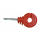 Ringisolator kompakt, rot kurze Stütze, 50er Pack