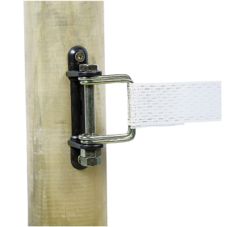 Eckisolator m. Zusatzbügeln  für 40 mm Breitbänder, 10 Stück