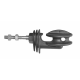 Super Eckisolator metr.Gewinde f. Seil , Litze + Draht,...