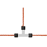 Litzclip Litzen-T-Verbinder 3mm, Edelstahl, 5 Stück