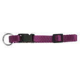 MIAMI Halsband, lila, 10 mm, verstellbar 20 - 35 cm