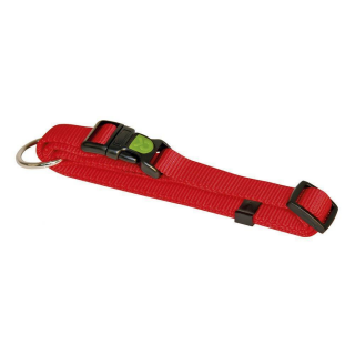 MIAMI Halsband, rot 15 mm, verstellbar 30 - 45 cm