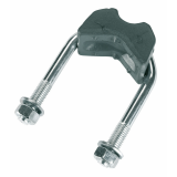 Doppelklemme für 1 1/4" - 2"