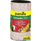 Tornado XXL Litze, 1000 m Rolle geflochtene Litze, weiss-rot