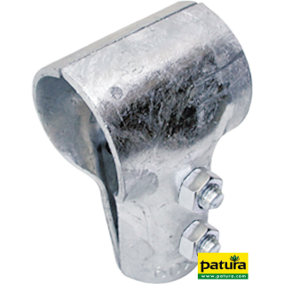 T-Schelle, 2 Schrauben, 76 mm x 48 mm 2 1/2" x 1 1/2"