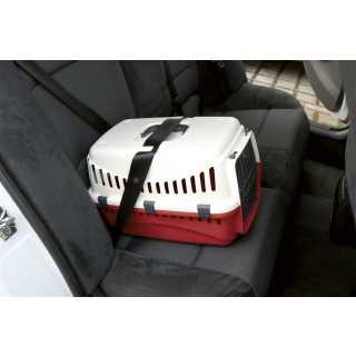 Transportbox Expedion m.Kunst. 45x30,5x30cm, Creme/Bordeaux
