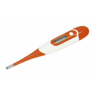 Fieberthermometer, wasserfest, flexible Sonde, 10sek. Meßzeit