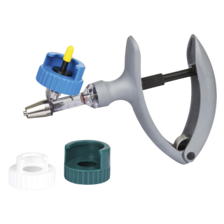 Eco-Matic Dosierspritze  mit Universal-Adapter-Set 10-500ml, Dos. 0,1-1,0ml, Luer-Lock
