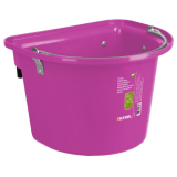 Turnier-Futterkrippe pink mit Einhängebügel +...