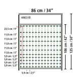 Tor für Netze 125cm