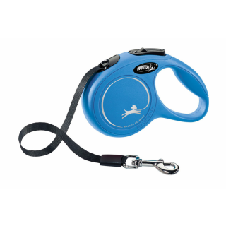 Flexi Leine CLASSIC XS, 3 m, Gurt, bis 12kg blau