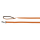 Suchleine Miami mit Softgriff orange, 10m x 20mm