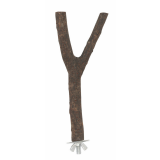 Y-Sitzstange 20 cm, Naturholz, 1-seitig