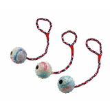 Ball am Seil, Naturgummi, 6 cm / 30 cm