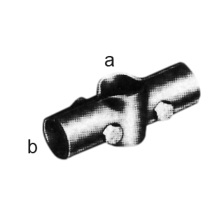Doppel-T-Schelle, 33,7 x 33,7 mm; 1" x 1"