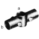 Doppel-T-Schelle, 48 x 48 mm; 1 1/2" x 1 1/2"