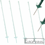 20 Stück Kunststoffpfahl weiß 150 cm,...
