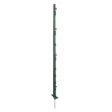 10 Stück Kunststoffpfahl grün 125 cm,...