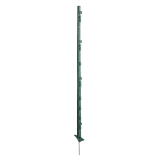 10 Stück Kunststoffpfahl grün 125 cm,...
