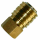 Druckluftkupplung mit 1/4" Innengewinde, Messing