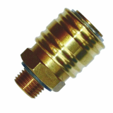 Druckluftkupplung mit 3/8" Außengewinde...