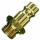 Druckluft-Stecker mit 3/8" Außengewinde selbstdichtend, Messing