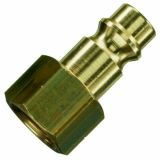 Druckluft-Stecker mit 3/8" Innengewinde, Messing